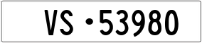 Truck License Plate